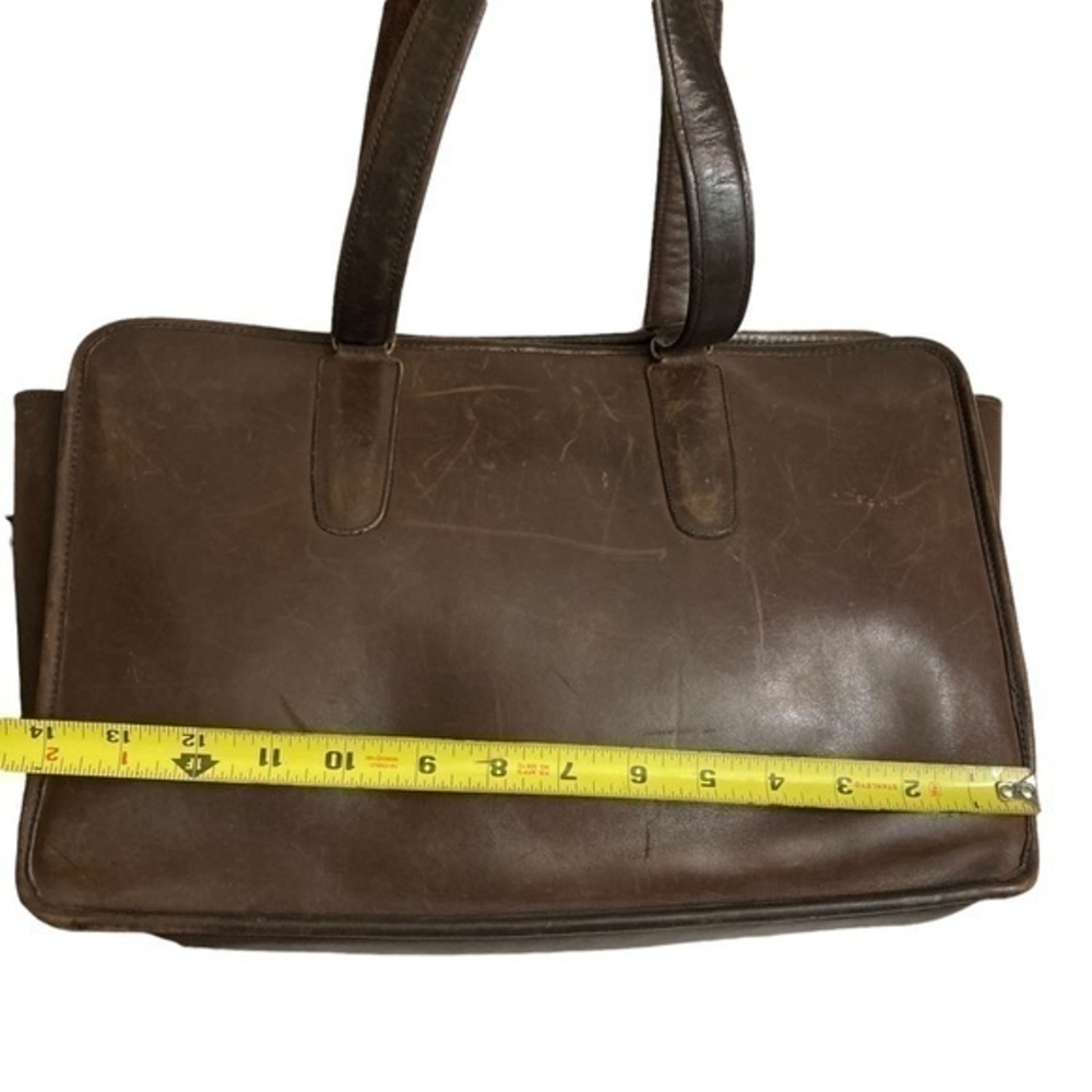 Coach rare vintage brown leather tote bag New York City Bonnie cashin - Picture 9 of 14